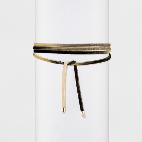 *5 FOR $25* NWT Velvet Ombré Wrap Choker - Picture 3 of 4